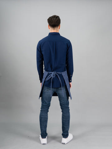 12C Short Apron ผ้ากันเปื้อนตัวสั้น (Dark Blue Denim , ยีนส์เข้ม)